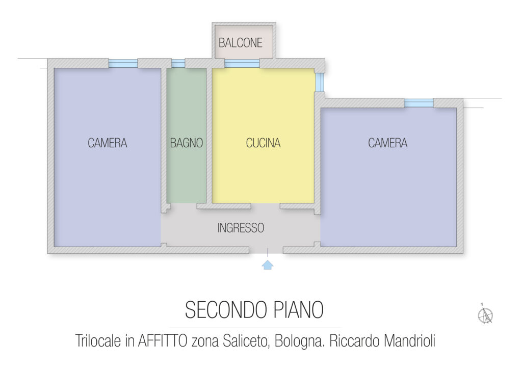 Trilocale in AFFITTO quartiere Bolognina - BO